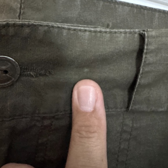 Columbia Pants Womens 16 Green Cargo Mini Ripstop Hiking Climbing Outdoor Trail - Picture 5 of 10